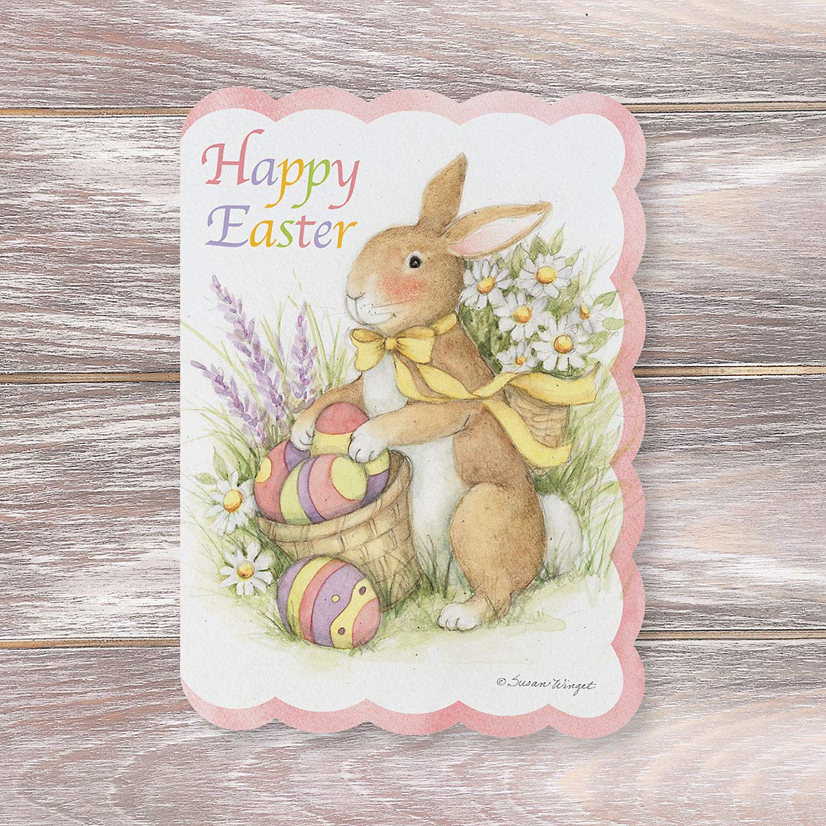 Current Deluxe Die Cut Easter Bunny packaging presents premium quality presentation.