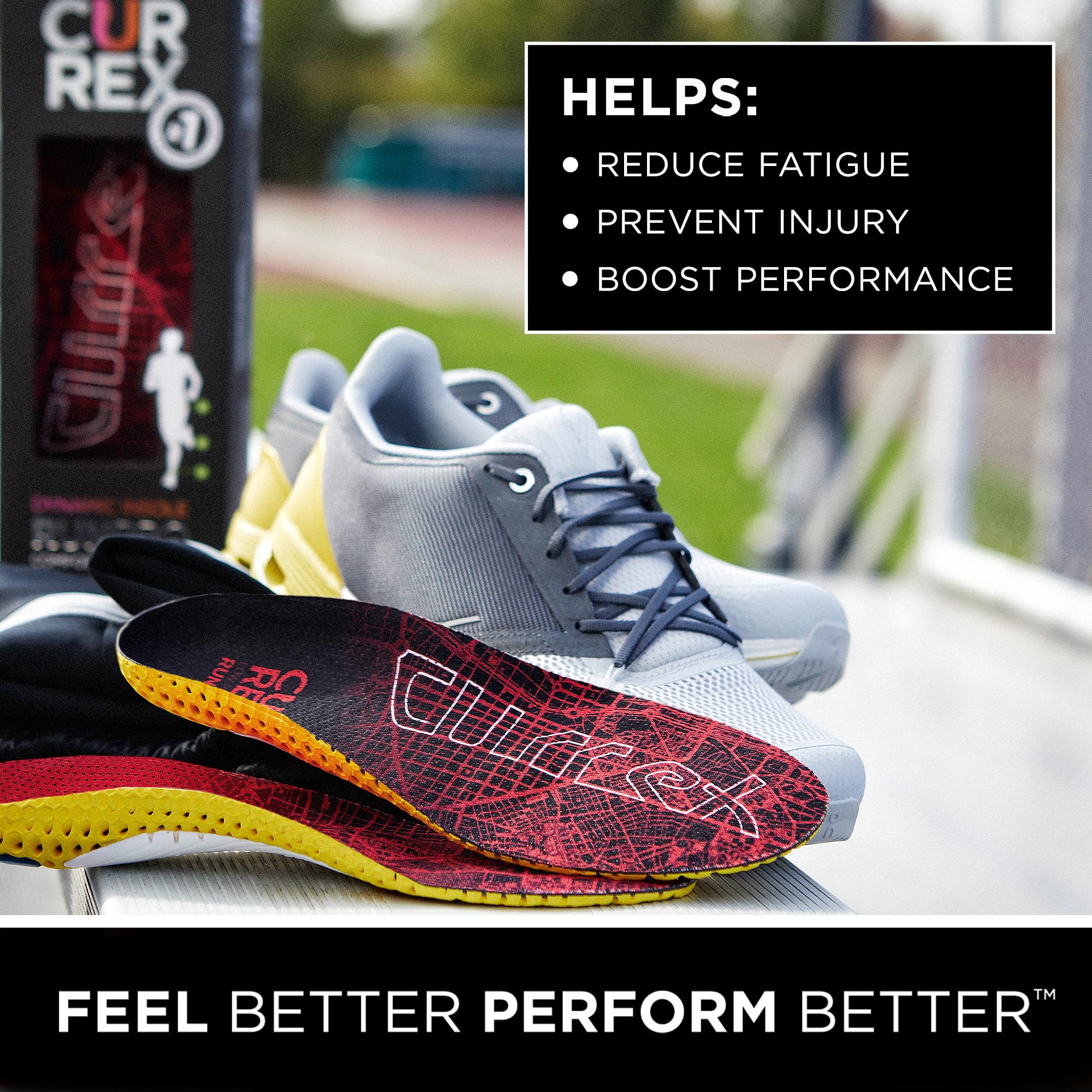 Currex RunPRO 3D arch support enhances stability for long-distance runs