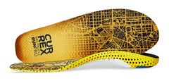 CURREX RunPro deep heel cup stabilizes the heel during runs.