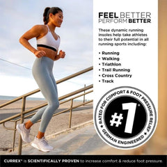 Currex RunPro insole low-arch support securely fits flat feet