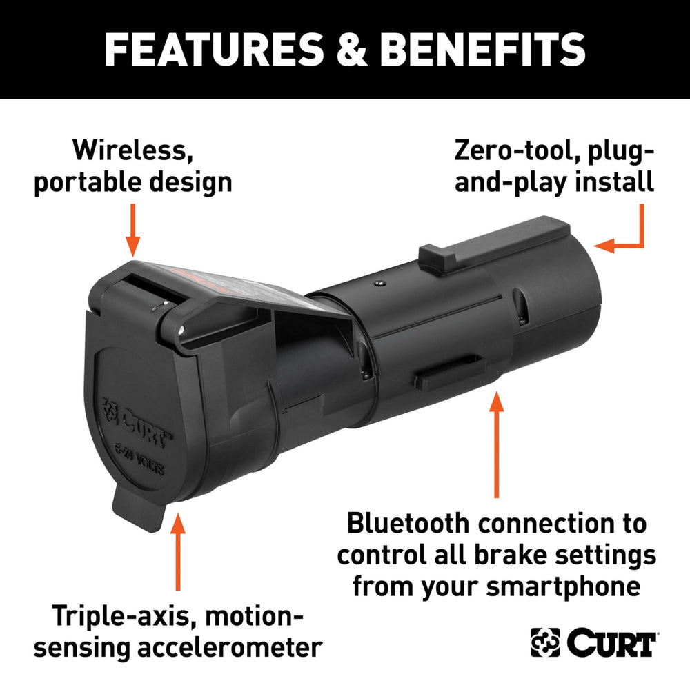 CURT Echo triple-axis accelerometer delivers smooth braking on hills and curves