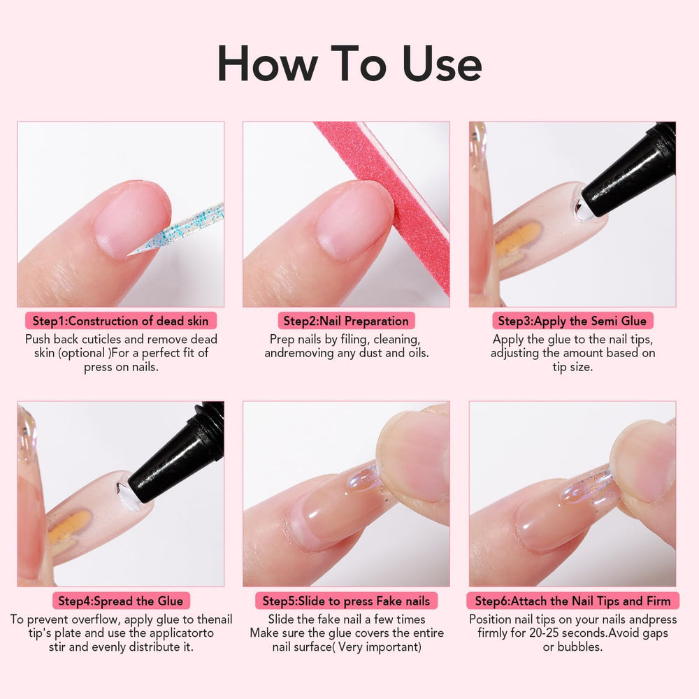 CurvLife press-on nails ready-to-wear kit supports quick, durable manicures.
