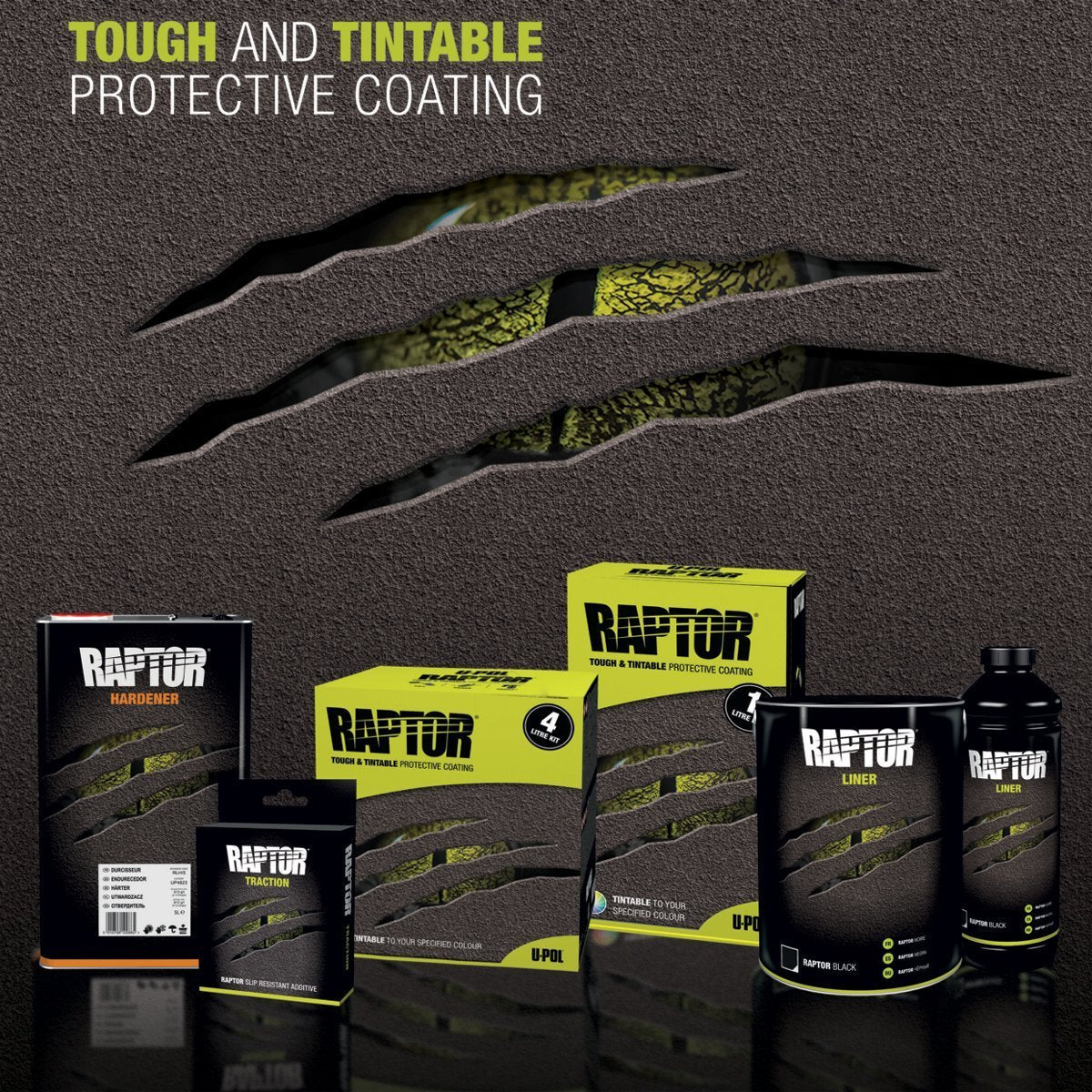 Custom Shop waterproof flexible layer dampens sound and vibrations.