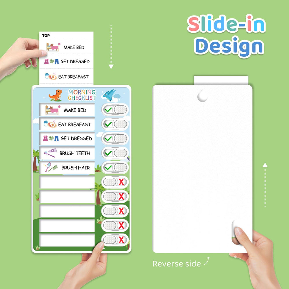 CustomMaster portable chore chart keeps chores organized around the home.
