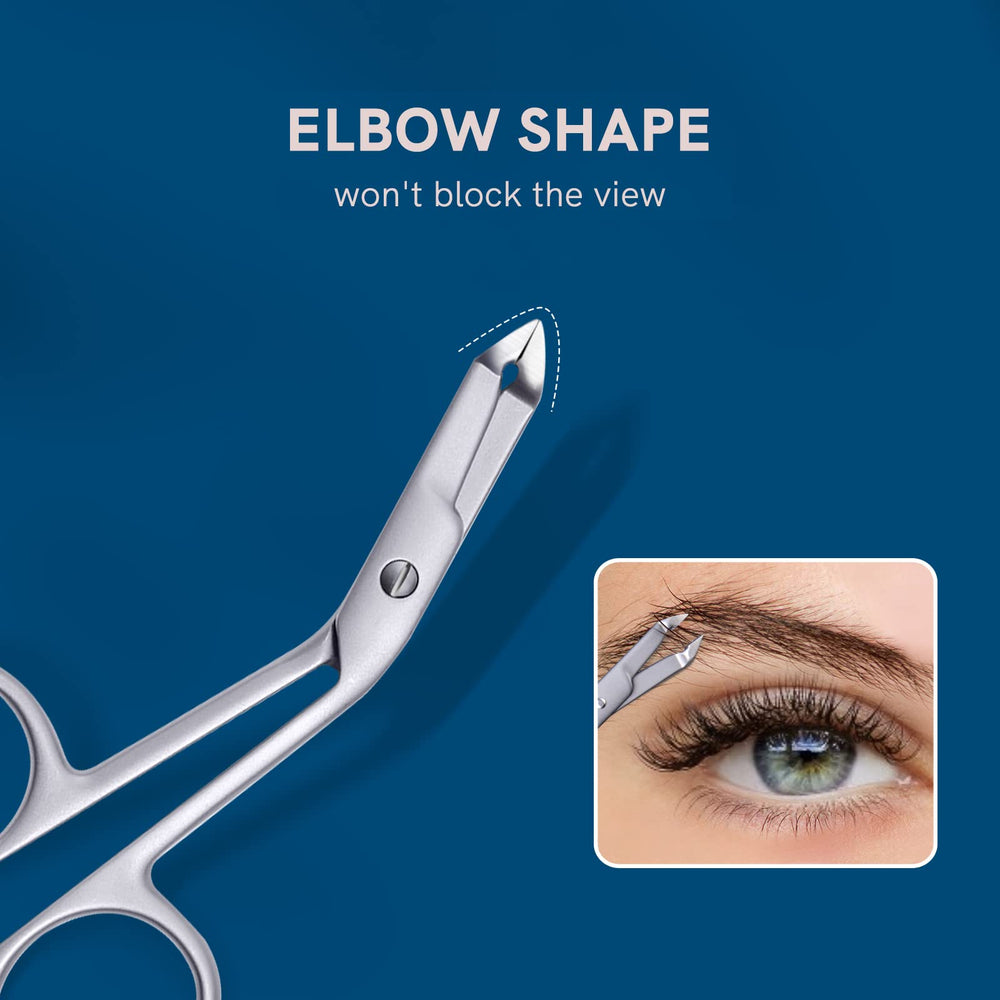 Cut it elbow-head tweezers provide enhanced control and visibility