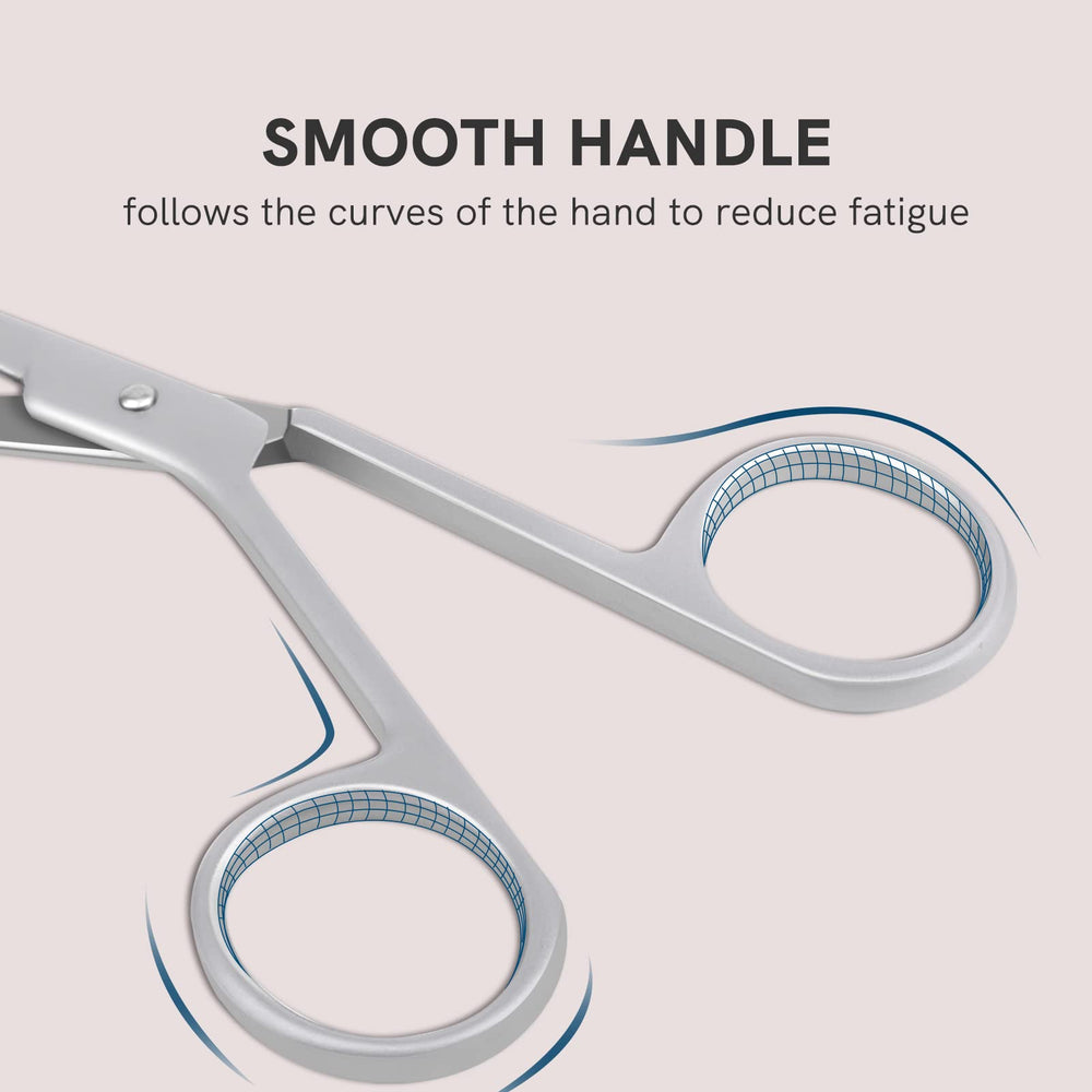 Cut it larger grabbing area helps grab fine, barely visible hairs