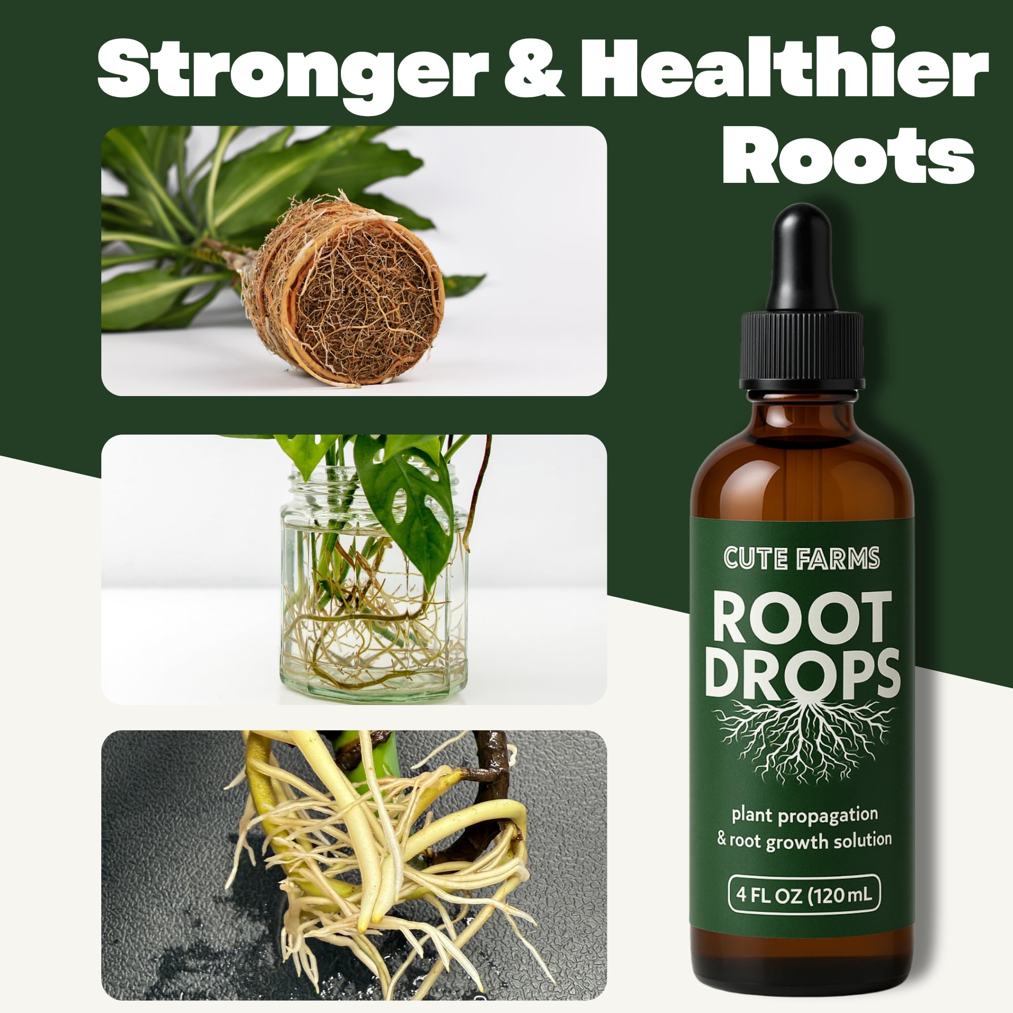 Cute Farms Root Drops are safe for many indoor plants.