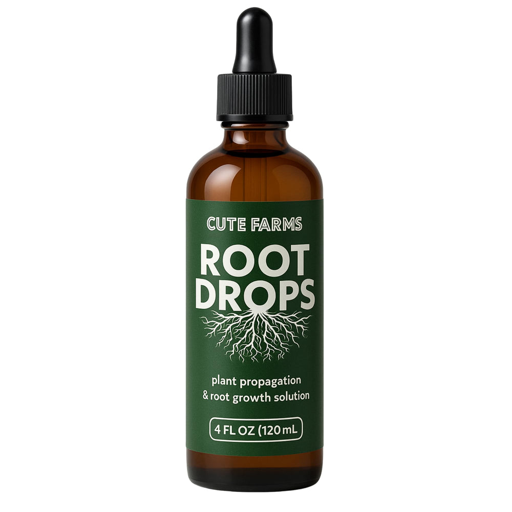 Cute Farms Root Drops for LECA propagation enhances root formation.