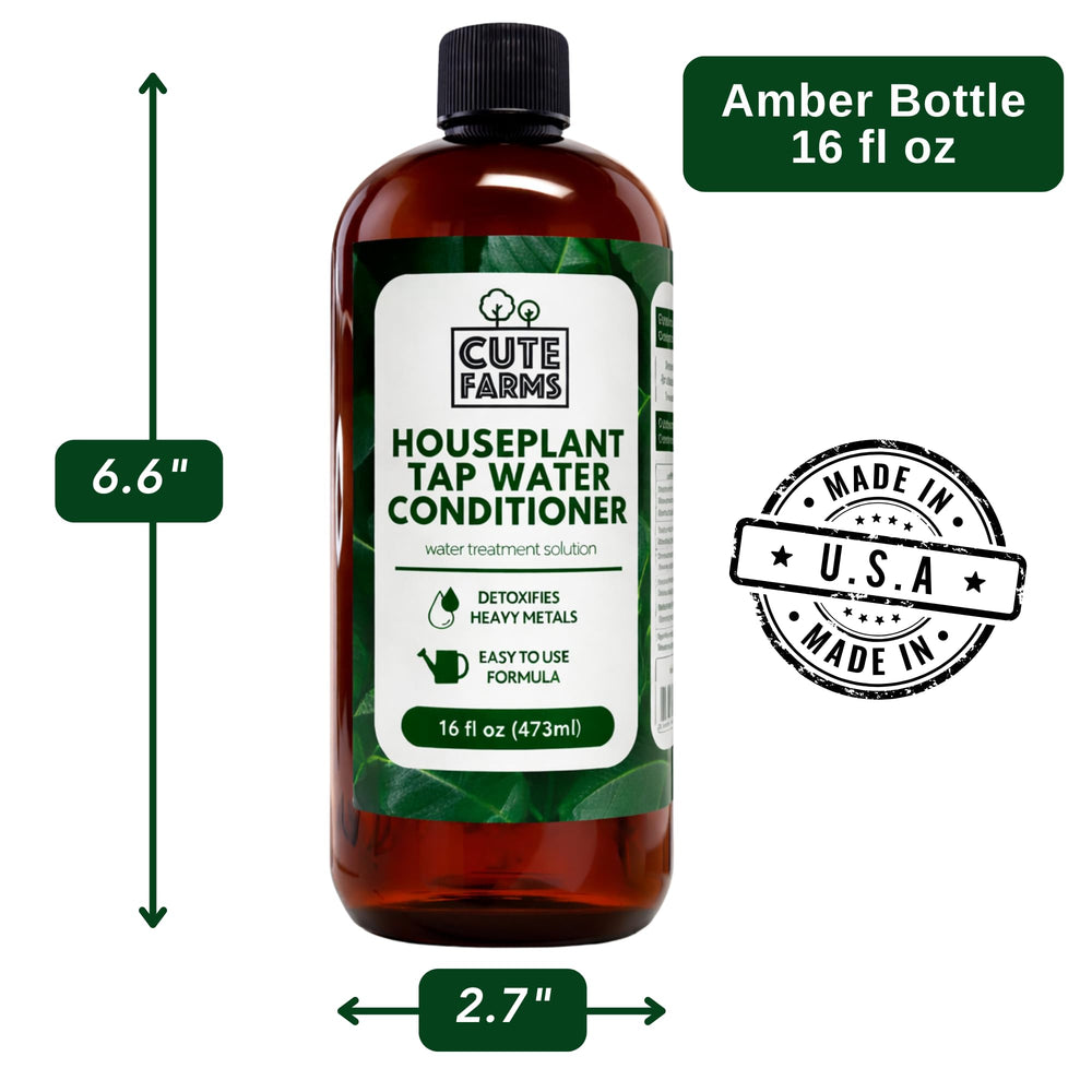 Cute Farms Tap Water Conditioner used in hydroponics to balance pH for steady growth.