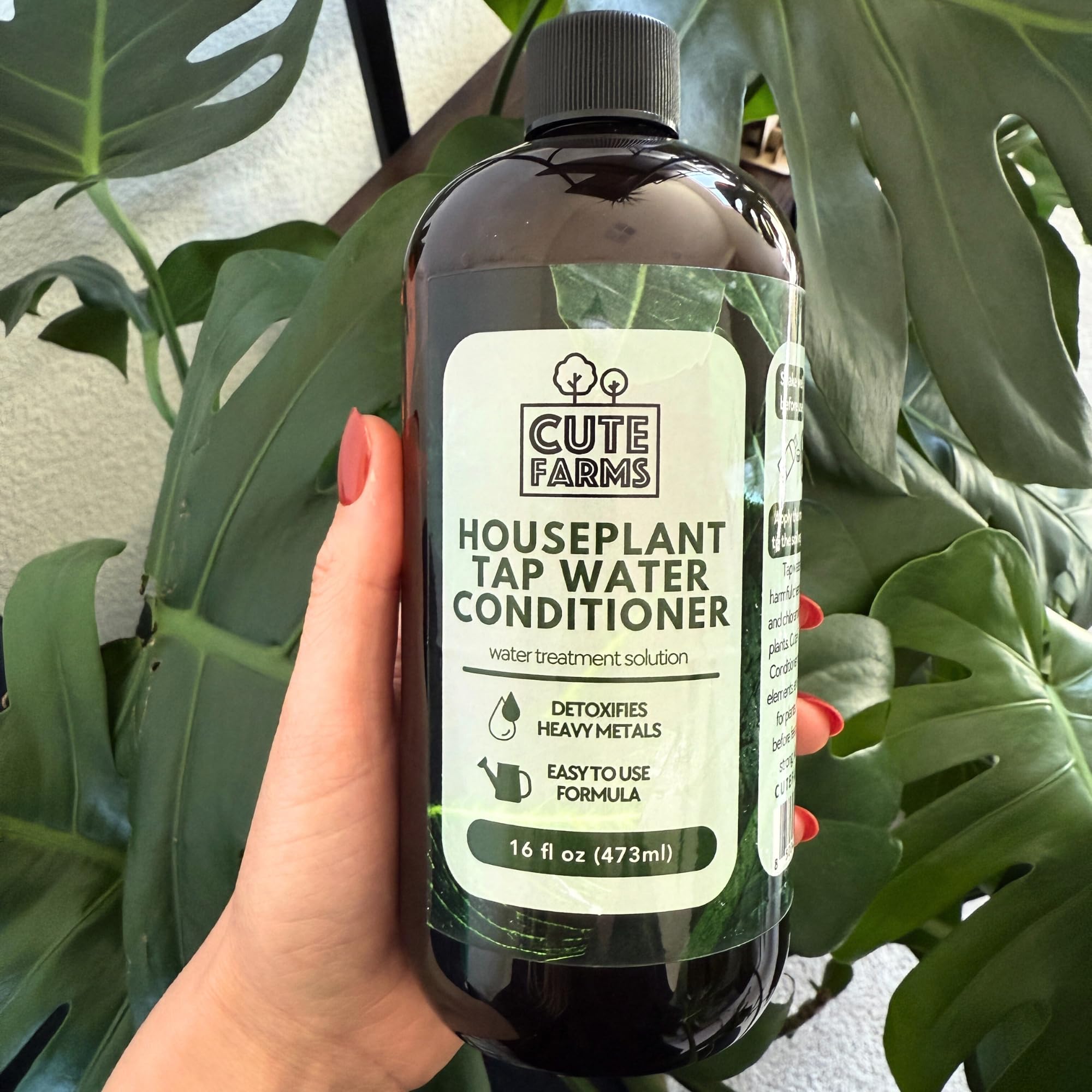 Cute Farms Tap Water Conditioner USA-made badge signals trusted local quality.