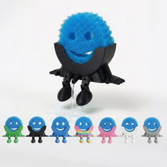 Cute Hanging Sponge Holder with Drainage front view showing open drainage for faster drying