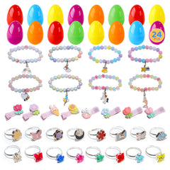 CUTE STONE 24-pack filled Easter eggs for kid-friendly play and discovery.