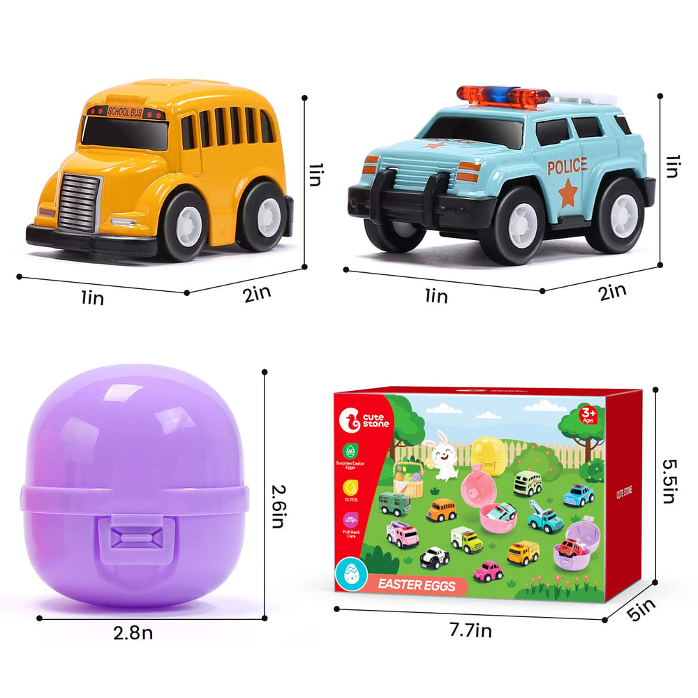 CUTE STONE Easter egg set ideal for party favors and classroom rewards