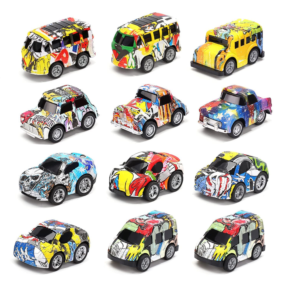 Pre-filled eggs with six color options and varied car models for discovery