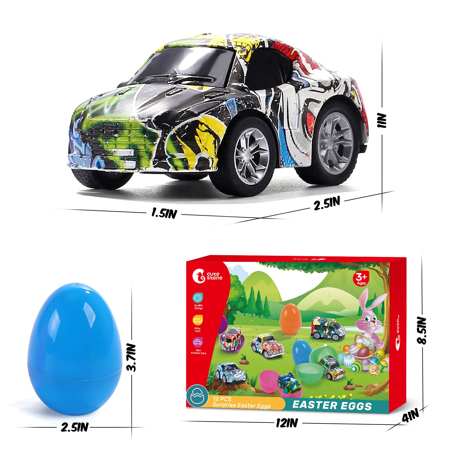 Ideal for parties, classrooms, and backyard egg hunts with easy setup