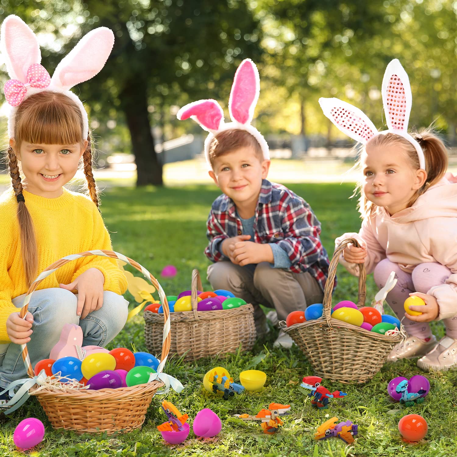 CUTE STONE variety of tiny dinosaurs in each egg sparks imaginative play
