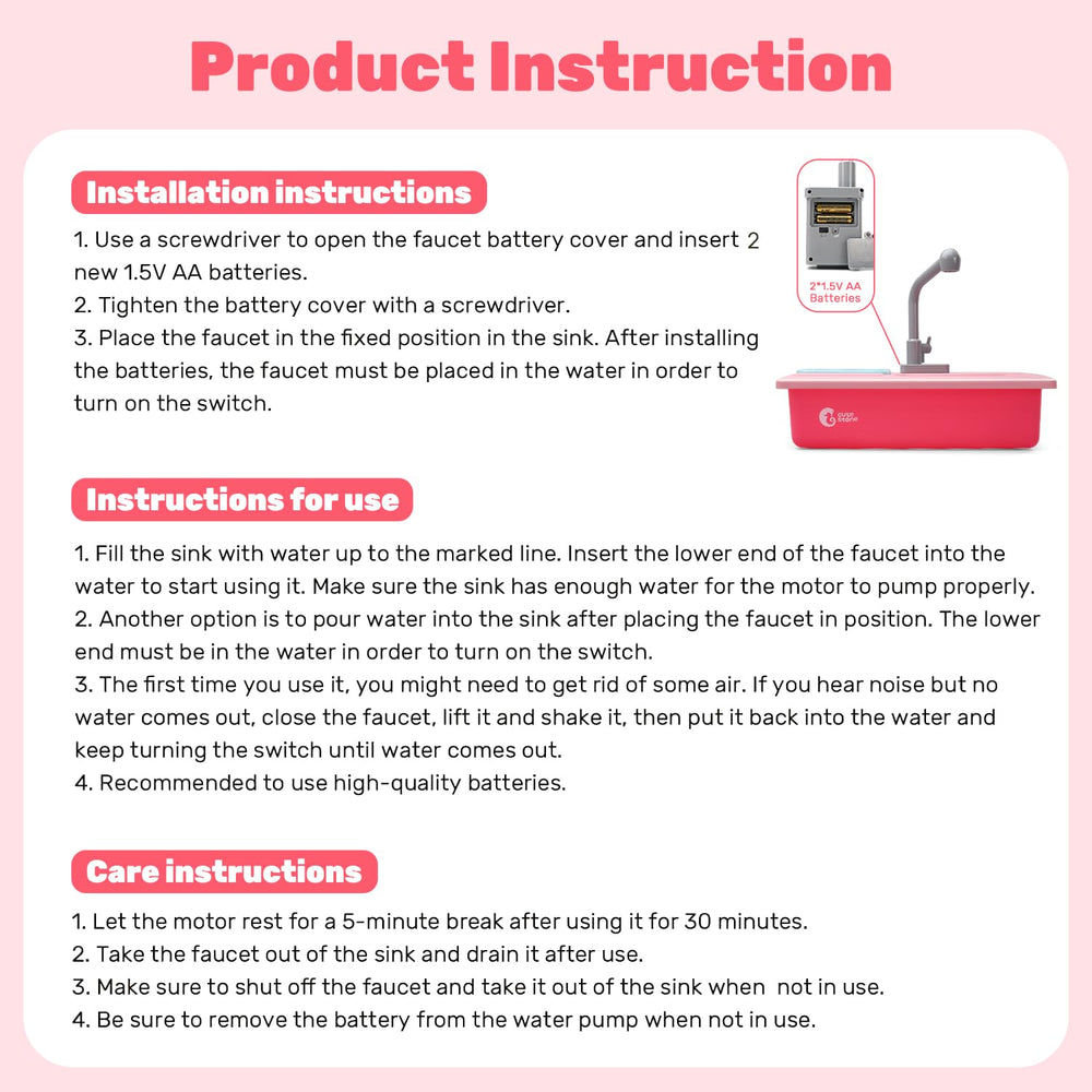 CUTE STONE ABS plastic build with smooth edges for safe play