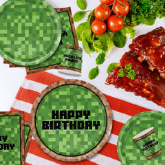 Cutedog pixel napkins: decorative and absorbent for messy party moments.