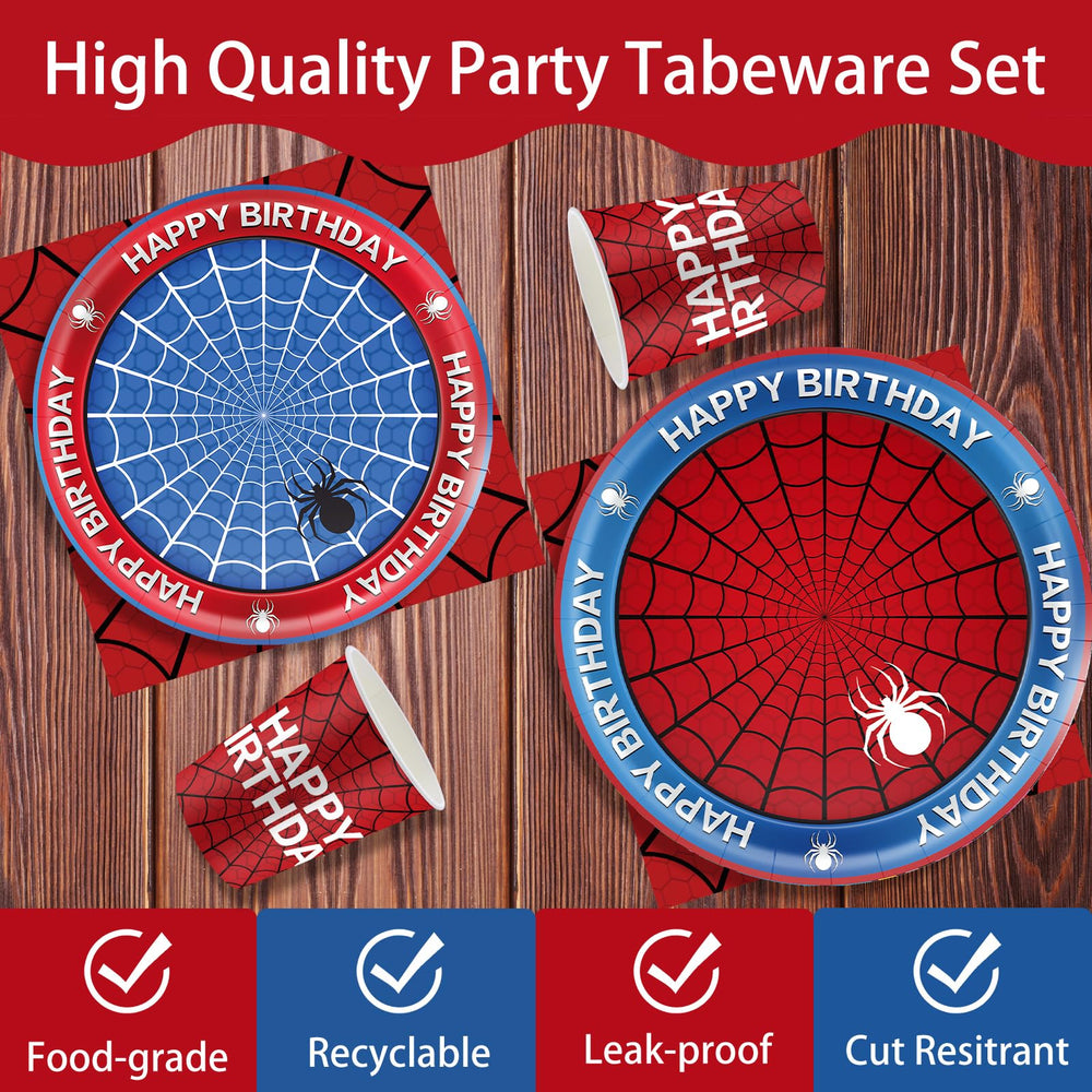 Cutedog spider birthday cups nine-ounce, leak-resistant to keep drinks secure