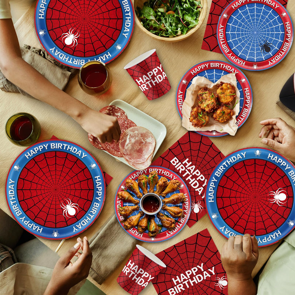 Cutedog spider birthday knives, sturdy utensils for cake and ice cream moments