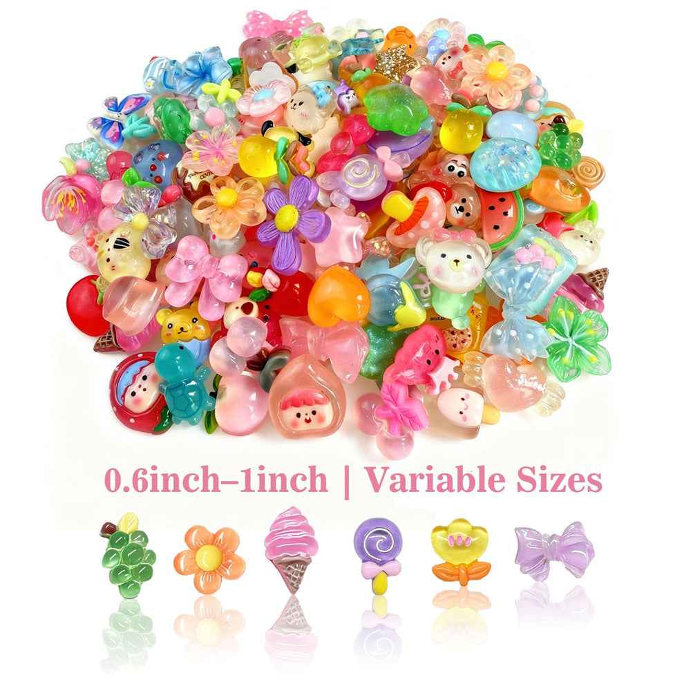 Cutest-LittleBell cherry slime charm for slime projects and decor