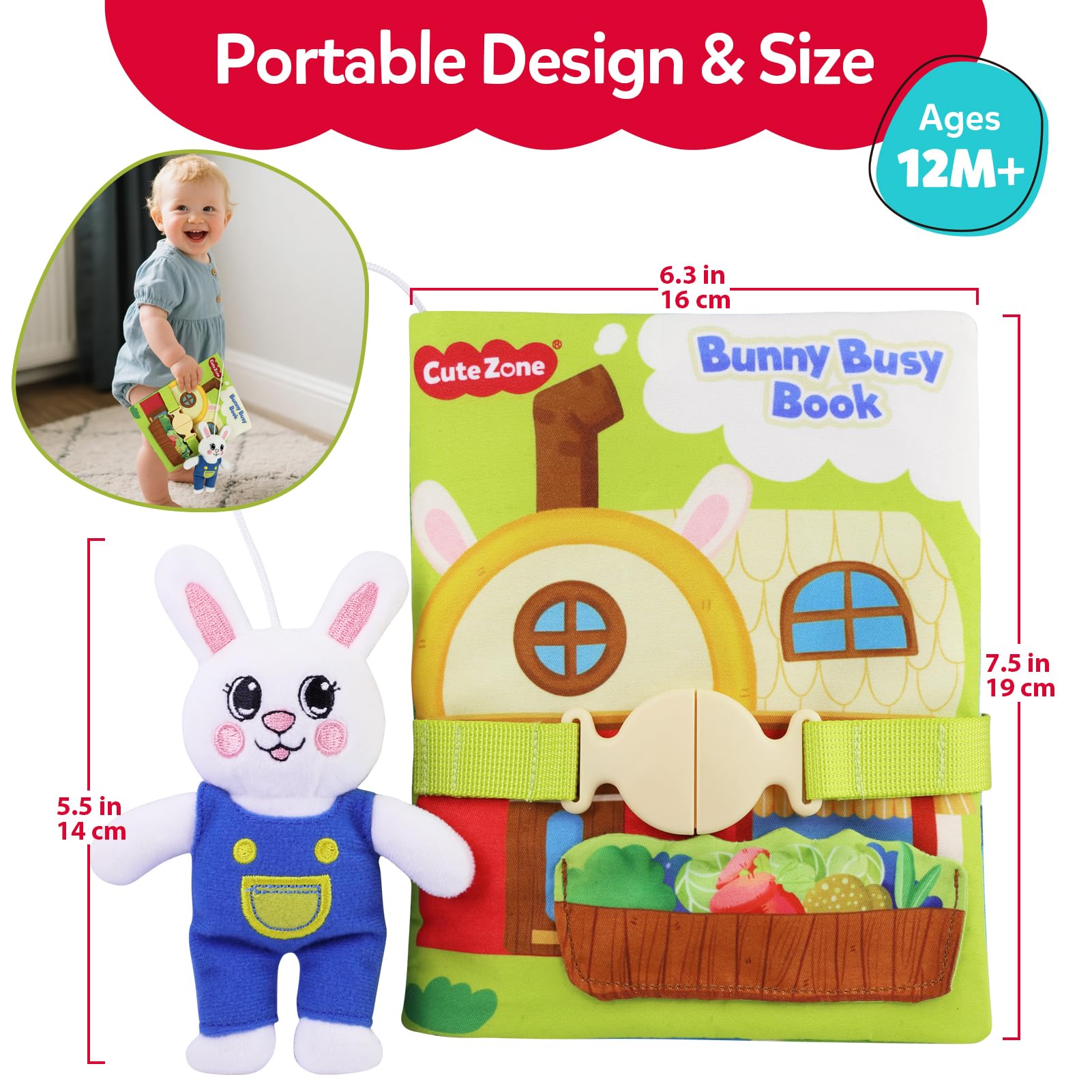 CuteZone Busy Book Easter gift idea for toddlers