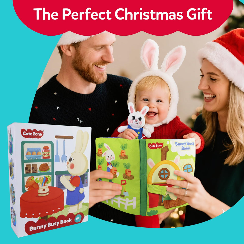 CuteZone Busy Book easy to wipe clean for busy families