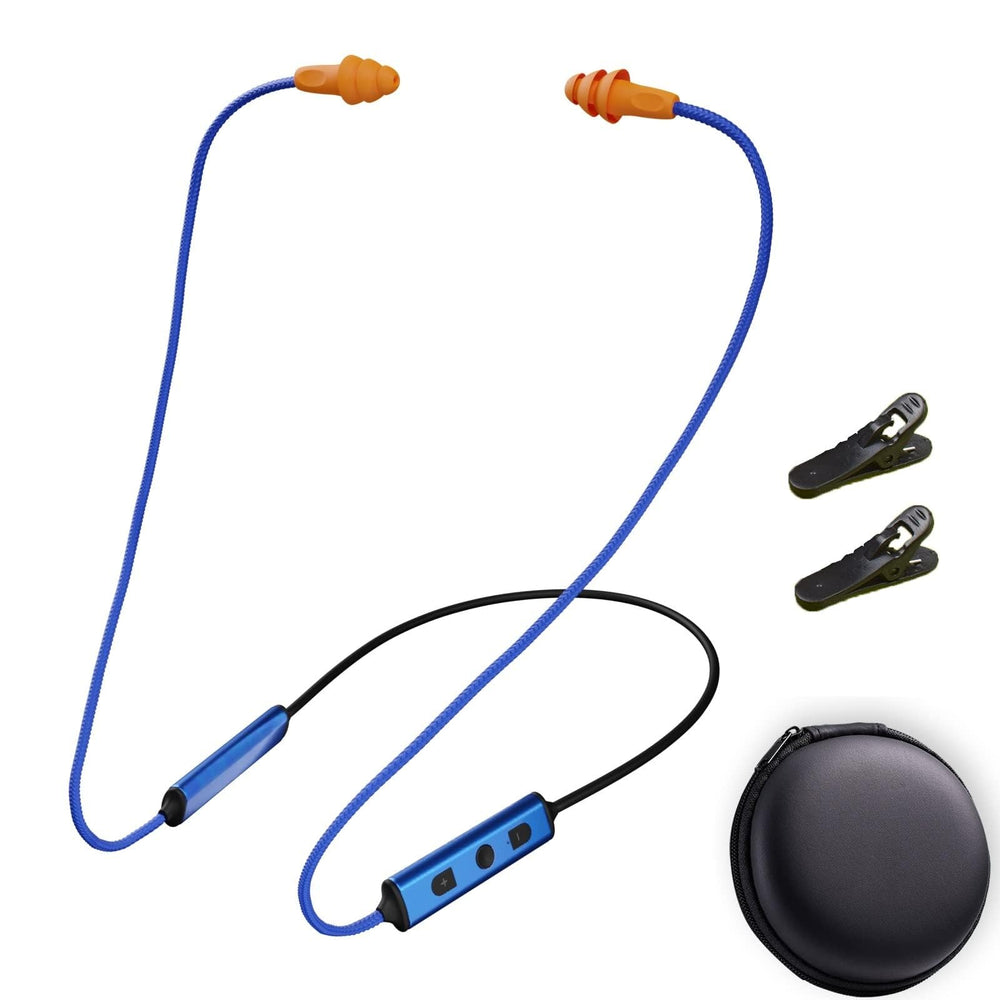 Cuzabe ear plugs Bluetooth headphones for work with secure fit and noise reduction.