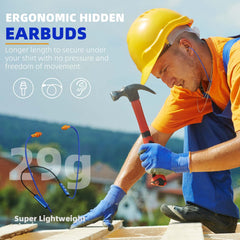 Cuzabe earphones endure sweat and rain for tough workdays.