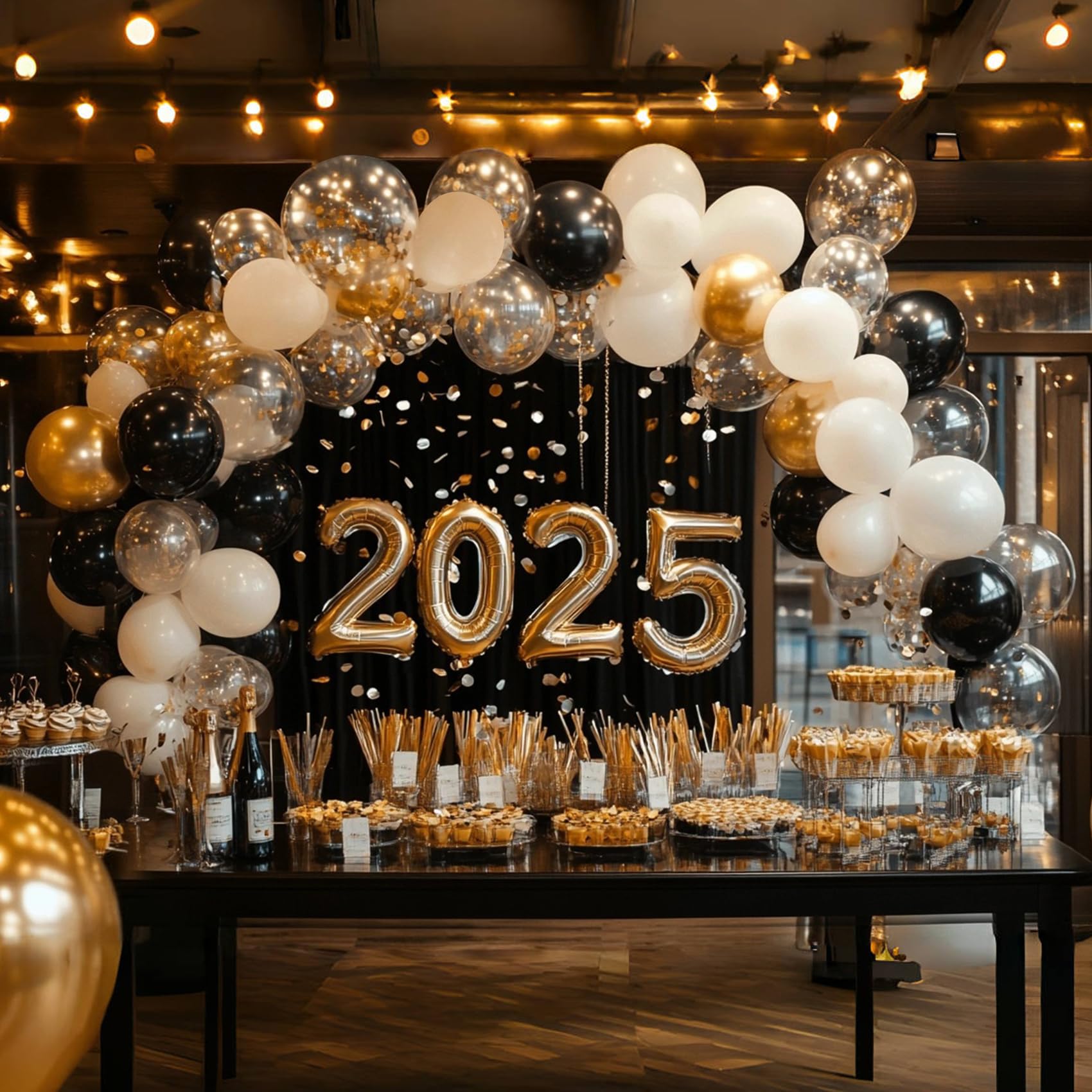 CVPARTYON balloon tape strip simplifies quick garland assembly.