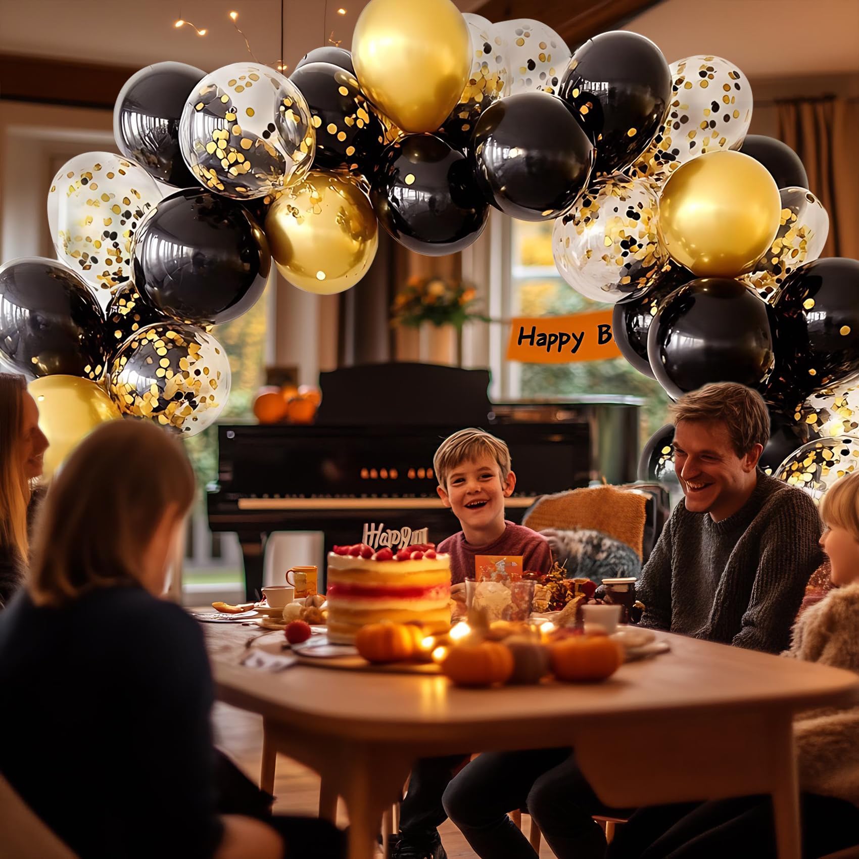 CVPARTYON ribbon set complements balloon decorations beautifully.