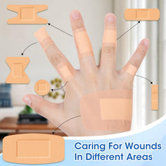 CXYARY waterproof material helps bandages stay on in moisture-prone situations