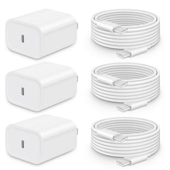 CXX 3-pack fast charger packaging with cables for quick setup