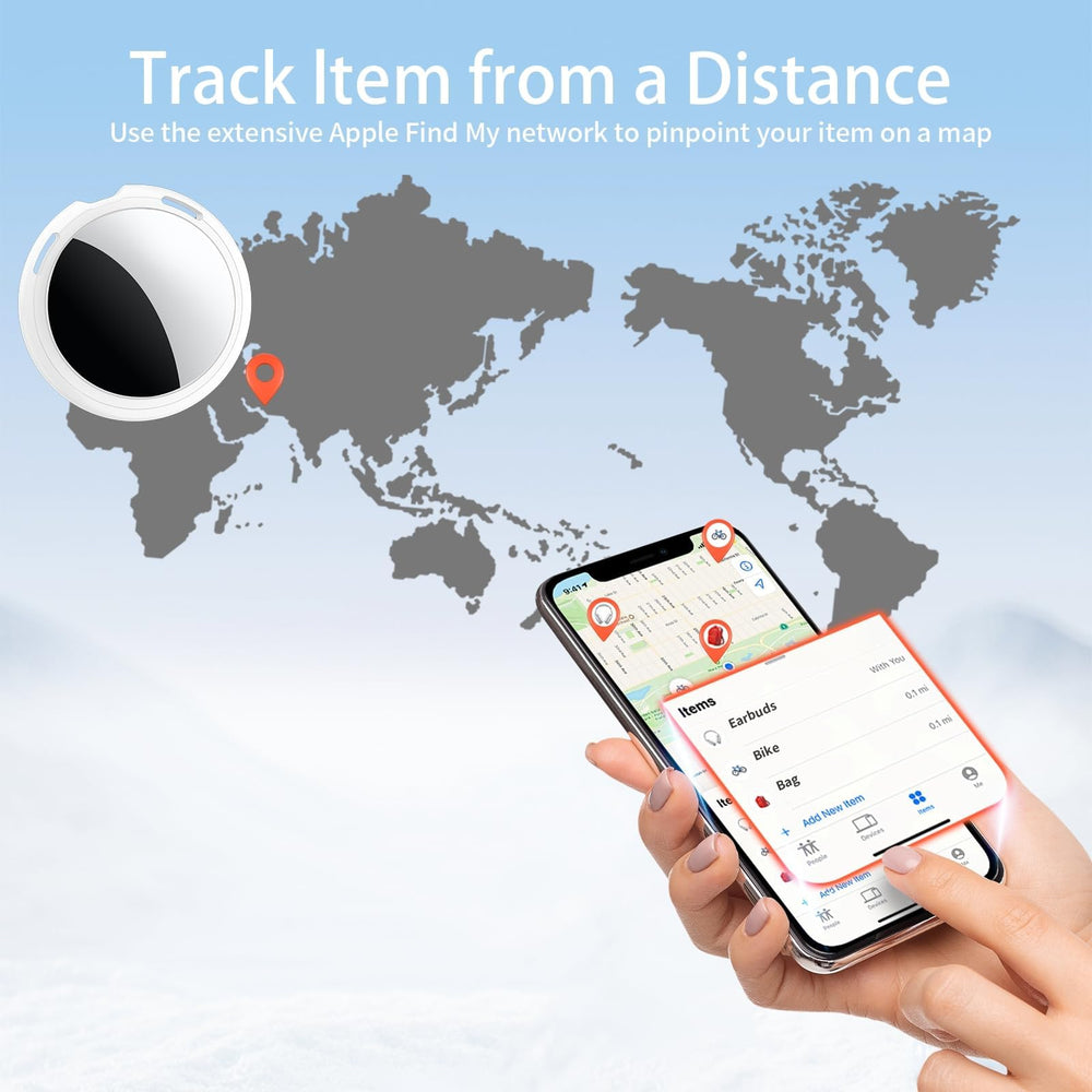 CyberDot waterproof tracker tag ready for outdoor use and rain
