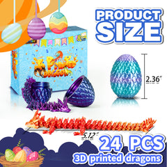 Cybermaker 3D-printed dragon inside egg, durable and detailed