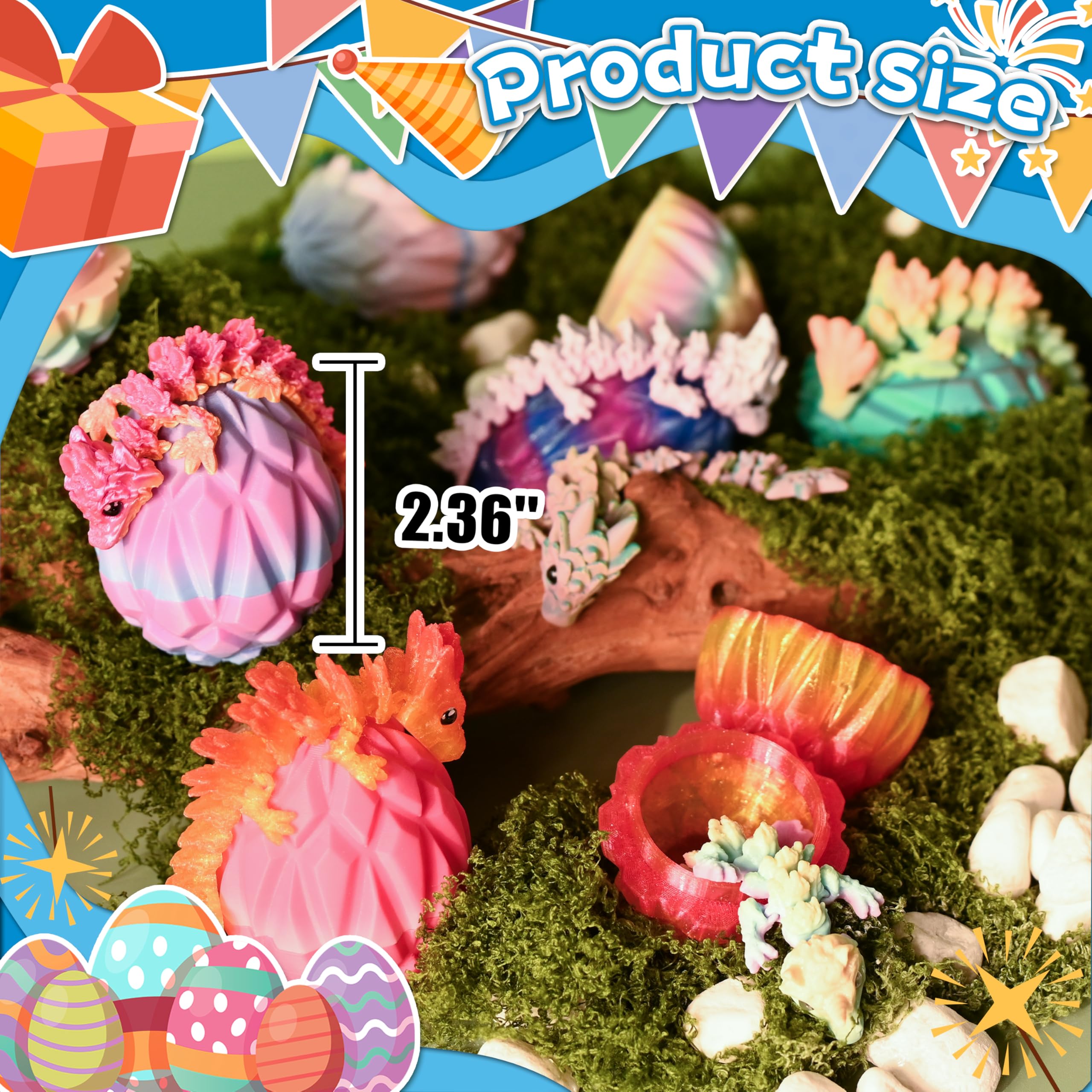 Cybermaker dragon egg featuring crystal-like facets and vibrant colors for gift-ready fun.