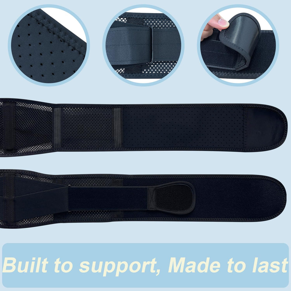 Cybryeh back brace slim design fits under clothes