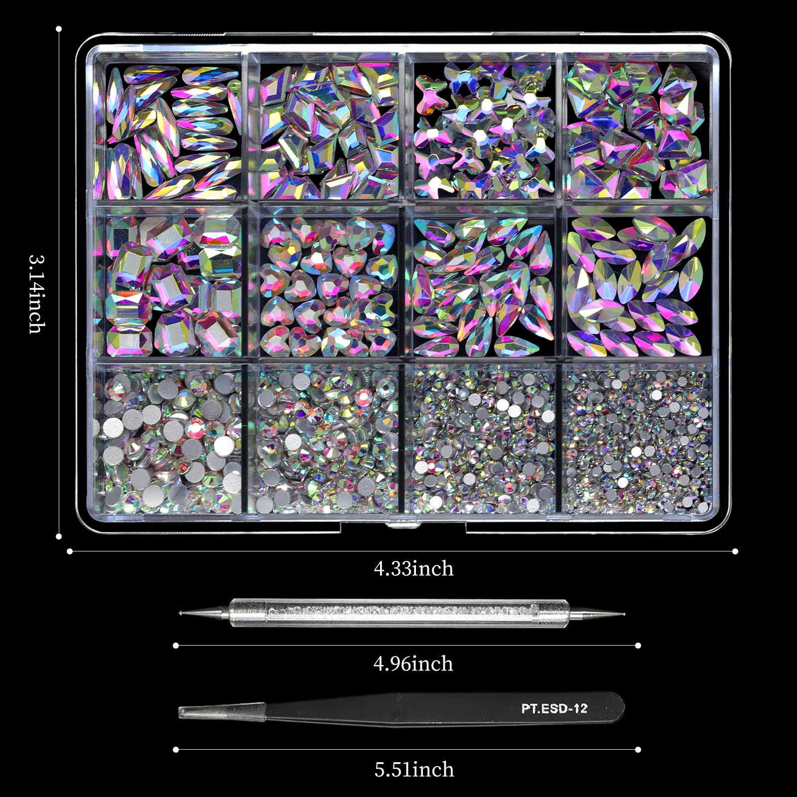Cycullinyt durable K9 glass stones resist fading through repeated use.