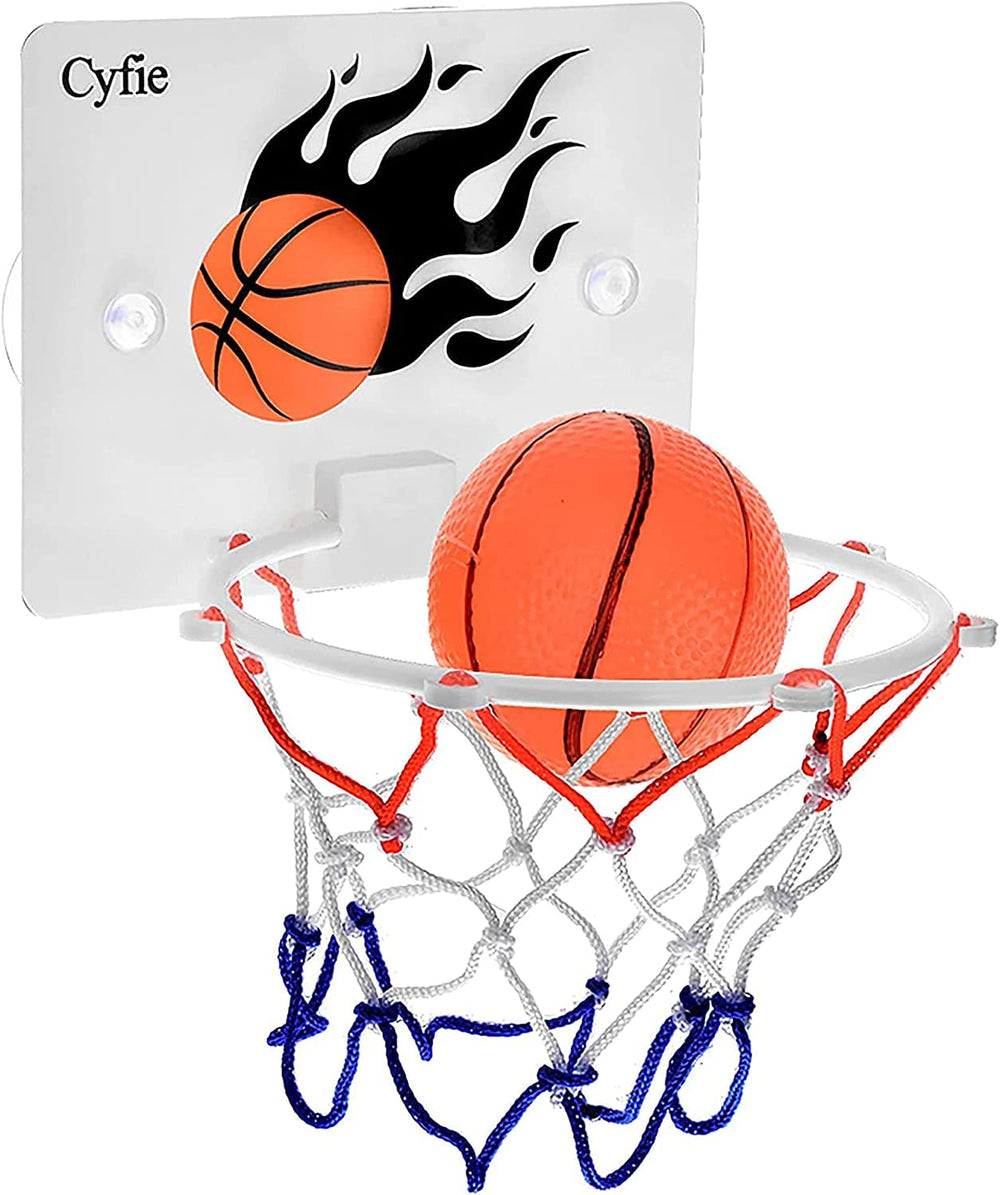 Cyfie basketball hoop toddler bath toy for splashy playtime fun.