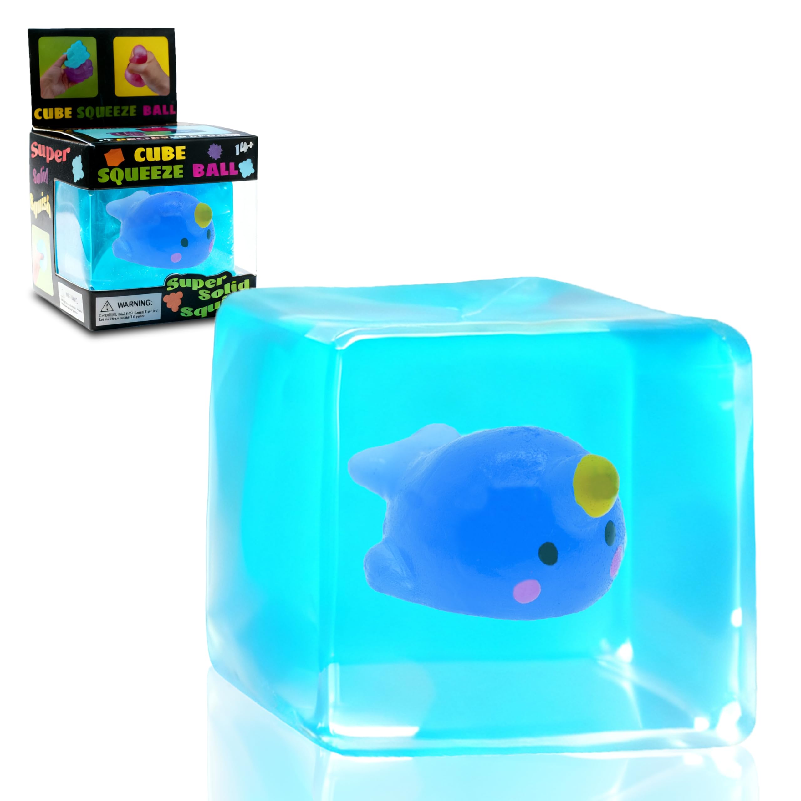 CYICTOY cube fidget with maltose filling and glow unicorn whale for focused play and stress relief