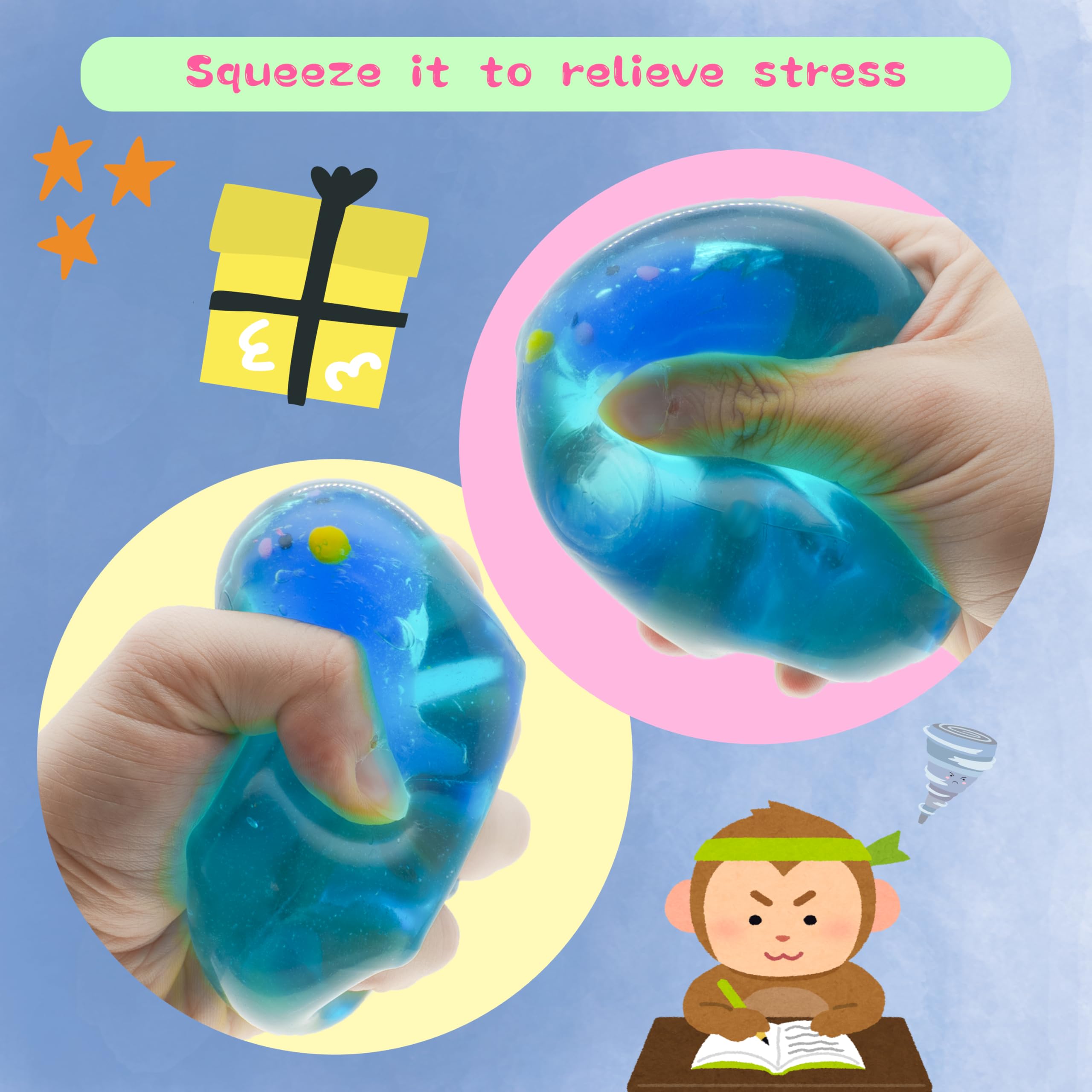 CYICTOY portable stress-relief sensory toy for desk and on-the-go