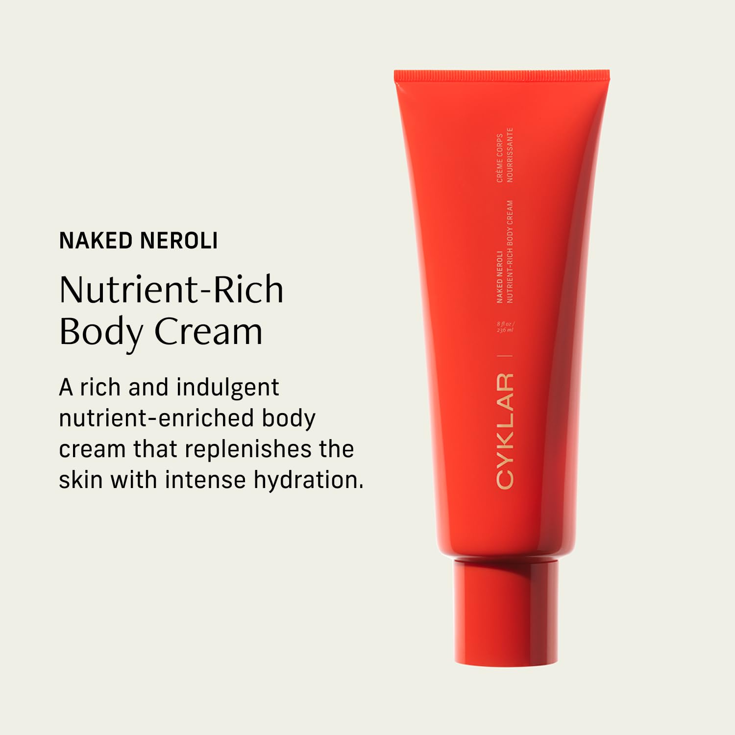 CYKLAR 48-hour hydration lock demonstrates long-lasting moisture on the skin.