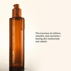 Smooth dry oil texture applies for silky absorption