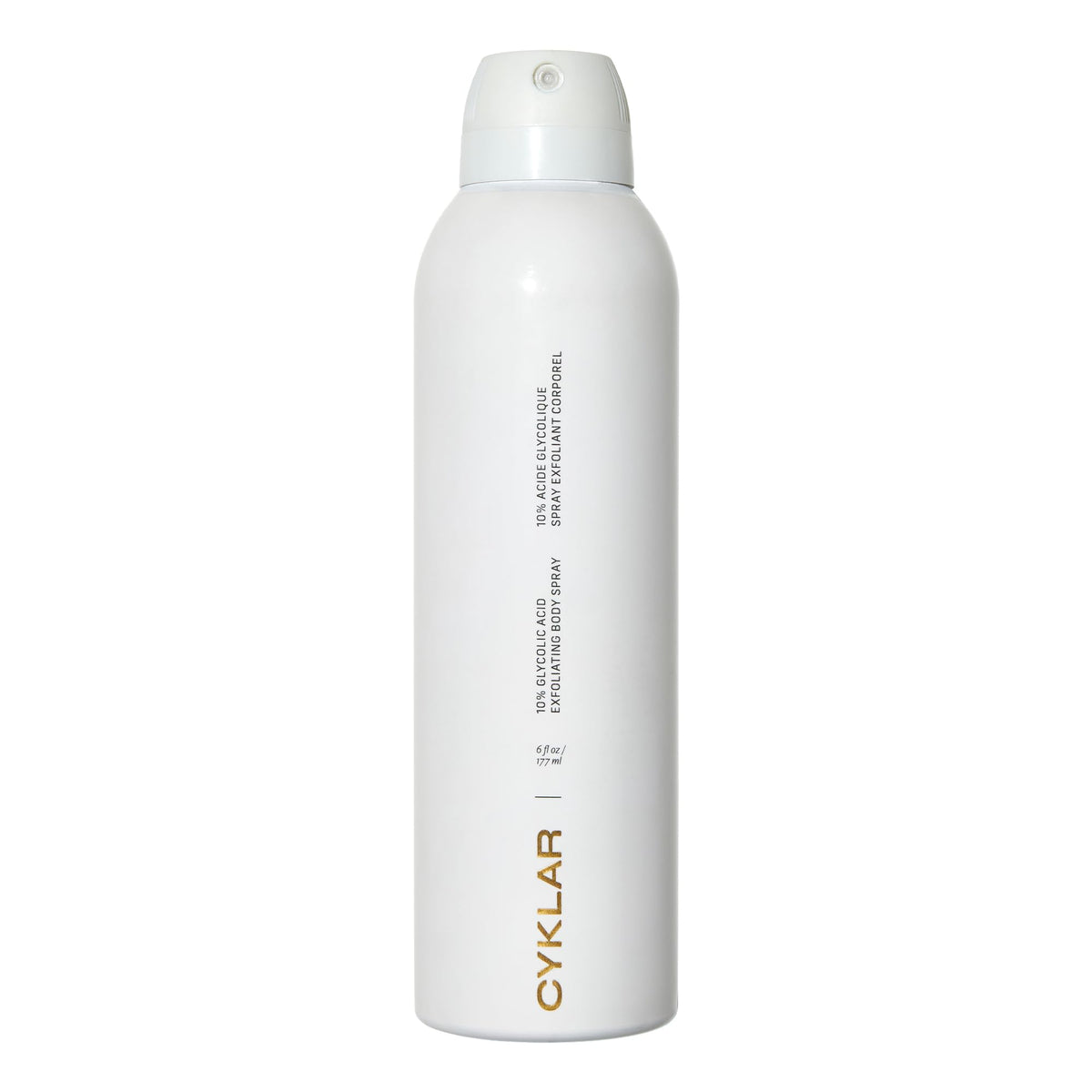 CYKLAR Glycolic Acid Exfoliating Body Spray bottle mist for smoother skin