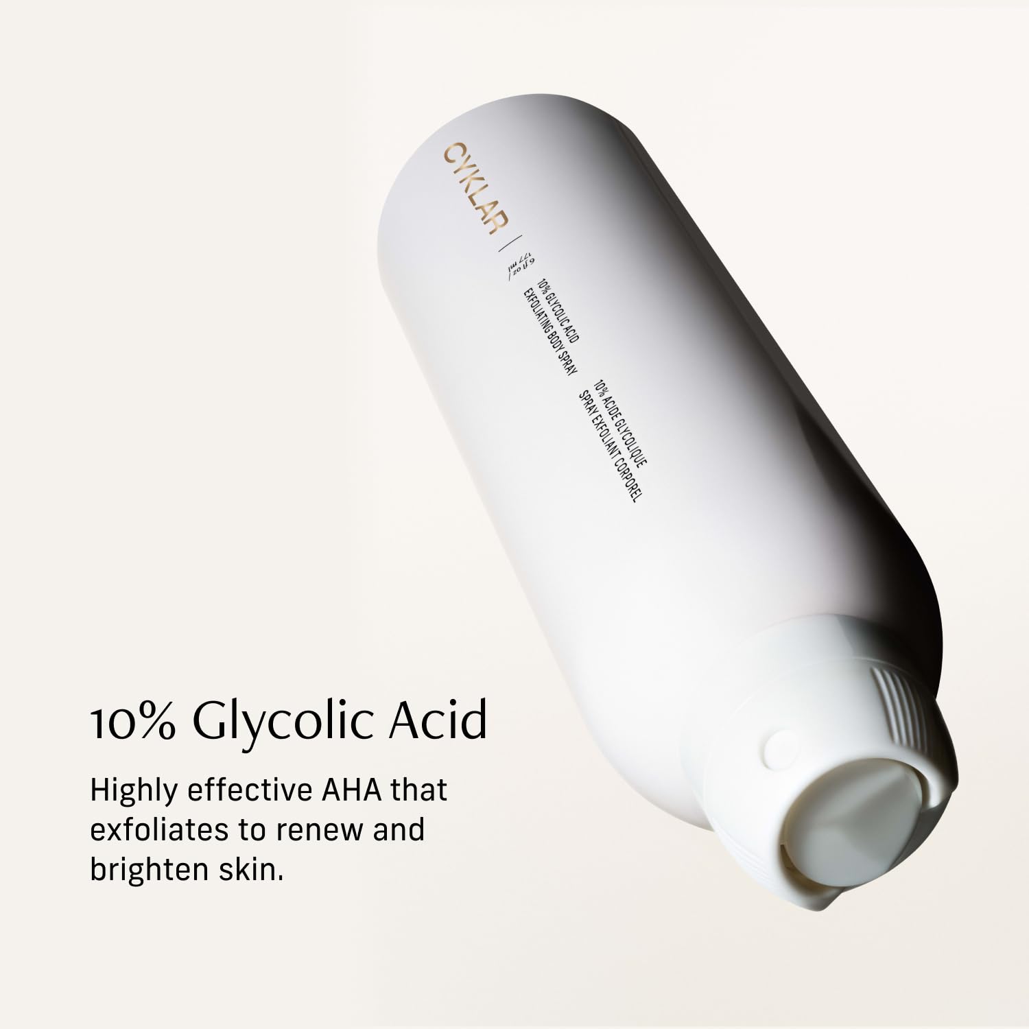 CYKLAR Hydration-locking glycerin formula visible on skin for lasting moisture