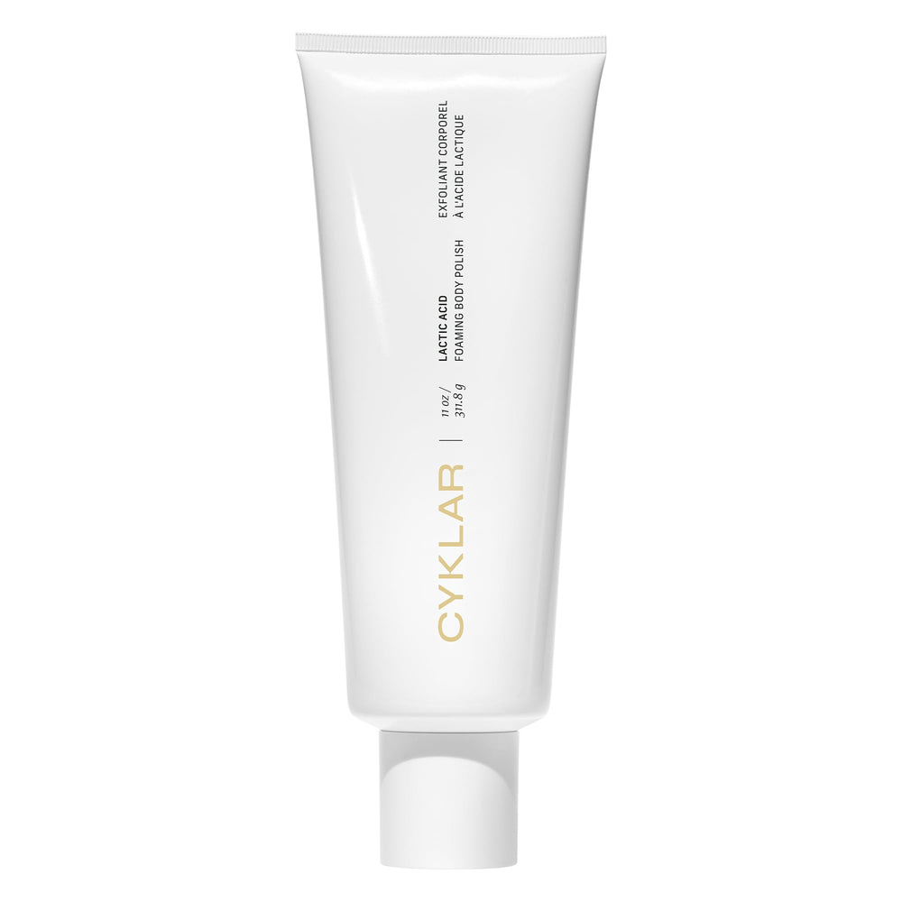 CYKLAR Lactic Acid Body Polish bottle for smoother skin.