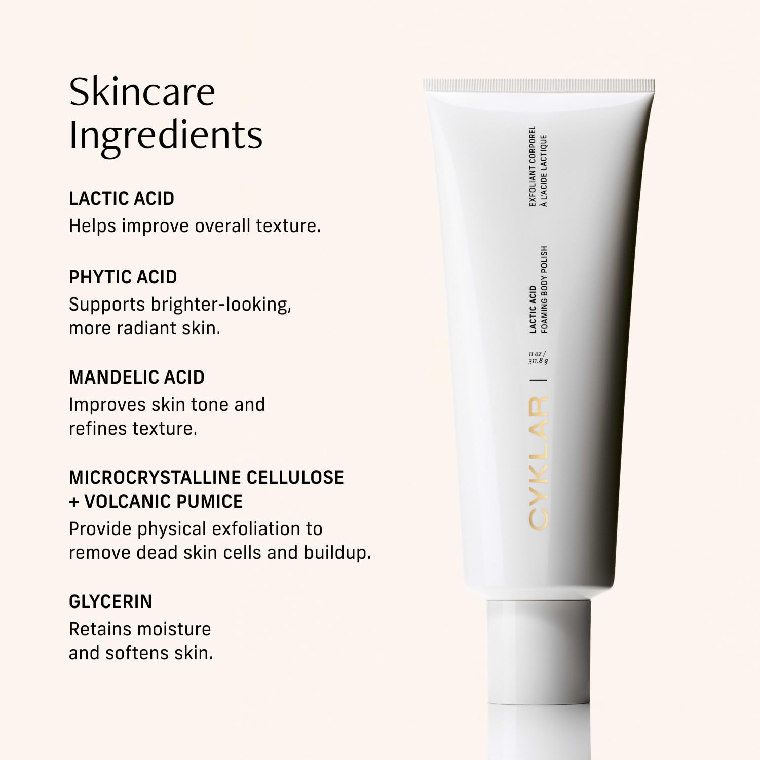 CYKLAR fragrance-free label highlights suitability for sensitive skin.