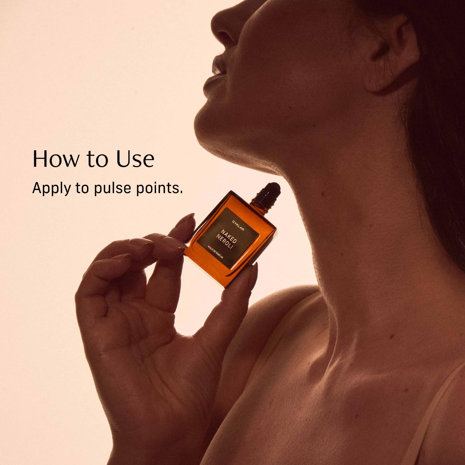 CYKLAR Naked Neroli close-up with sunlit amber notes.