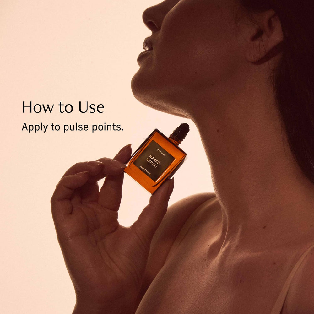 CYKLAR Naked Neroli close-up with sunlit amber notes.