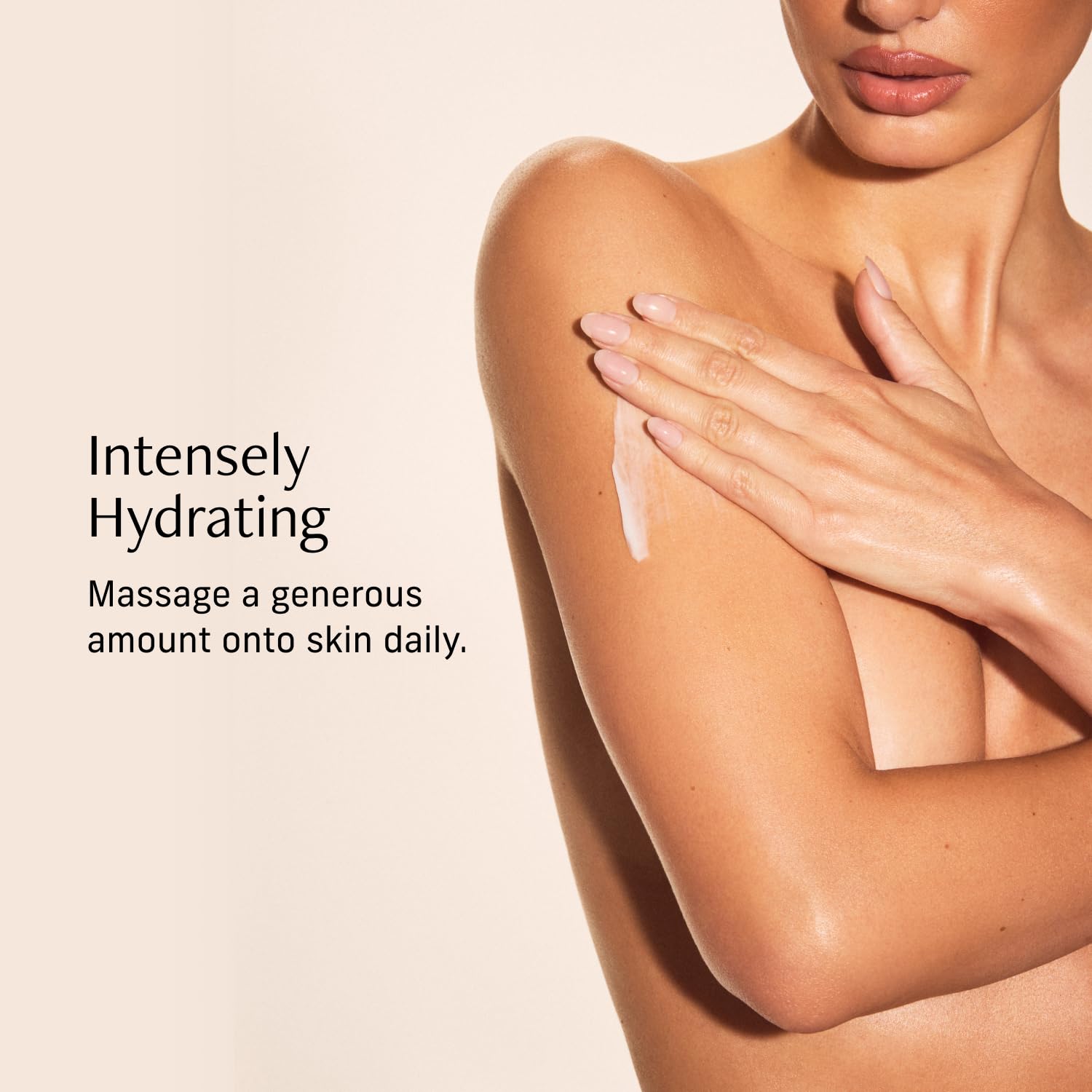 CYKLAR Cream being applied to skin delivering hydrated, soft feel